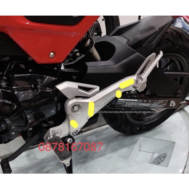 Để chân báng để chân msx 125 honda chưa bao gồm để chân trước và sau