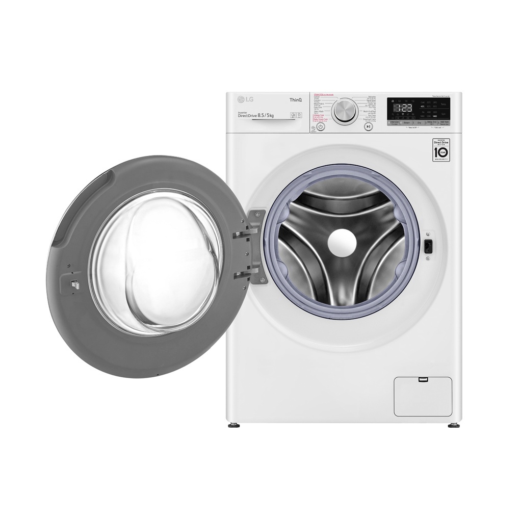 Máy giặt sấy LG Inverter 8.5 kg FV1408G4W - Chính hãng 100%