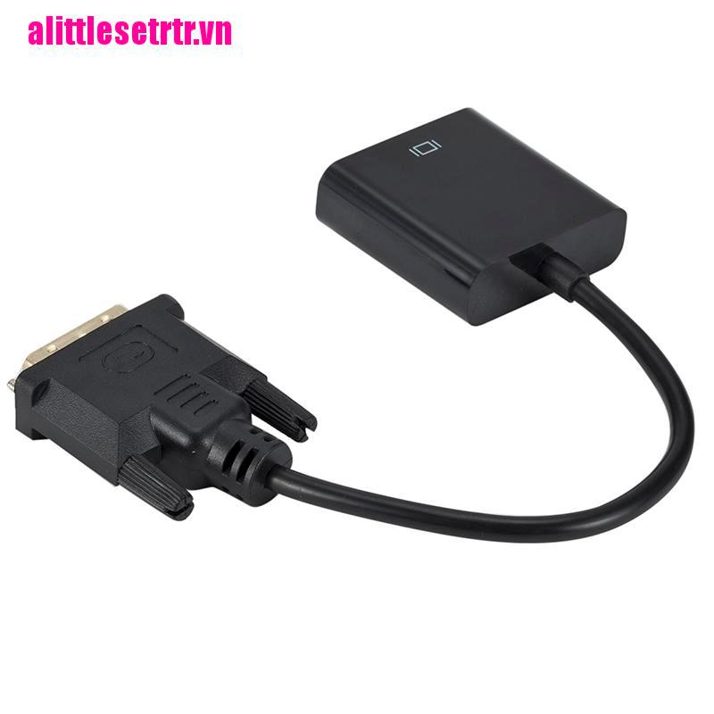 【mulinhe】1080p DVI-D 24+1 Pin Male to VGA 15Pin Female Active Cable Adapter Co