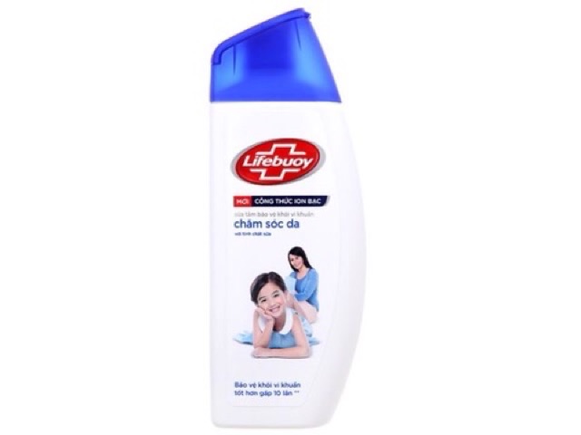 Sữa tắm bảo vệ khỏi vi khuẩn Lifebuoy chăm sóc da và bảo vệ vượt trội 1 chai 245ml