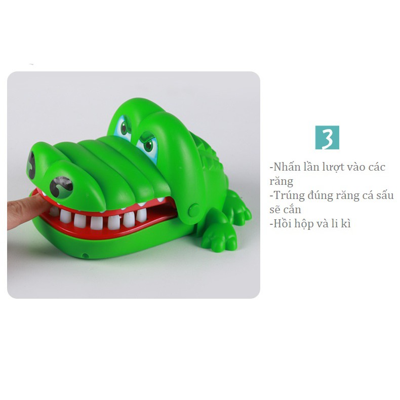 Đồ Chơi Khám Răng Cá Sấu Crocodile Dentist