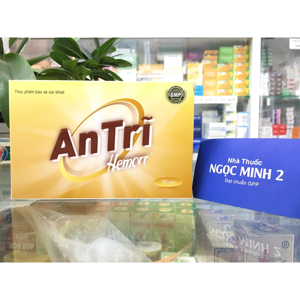 ✅ [Chính Hãng] An Trĩ Hemorr HỘP 30 viên hỗ trợ trĩ táo bón