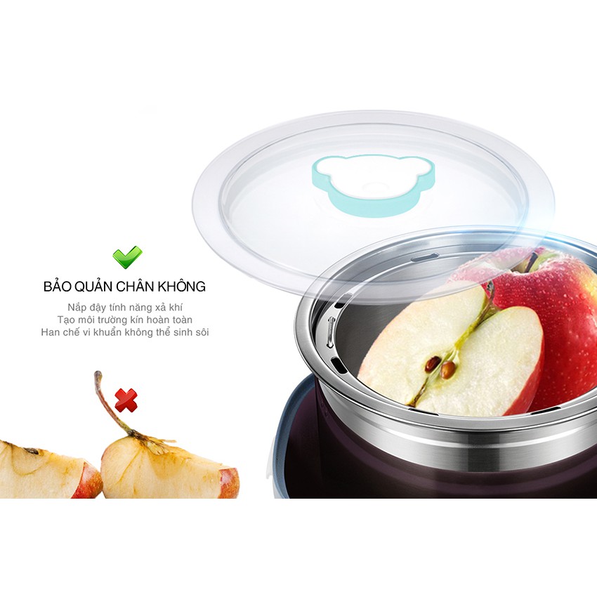 Hộp hâm nóng 1 tầng ArirangLife EL-ALS2012 (Trắng) - Hàng Chính Hãng | BigBuy360 - bigbuy360.vn