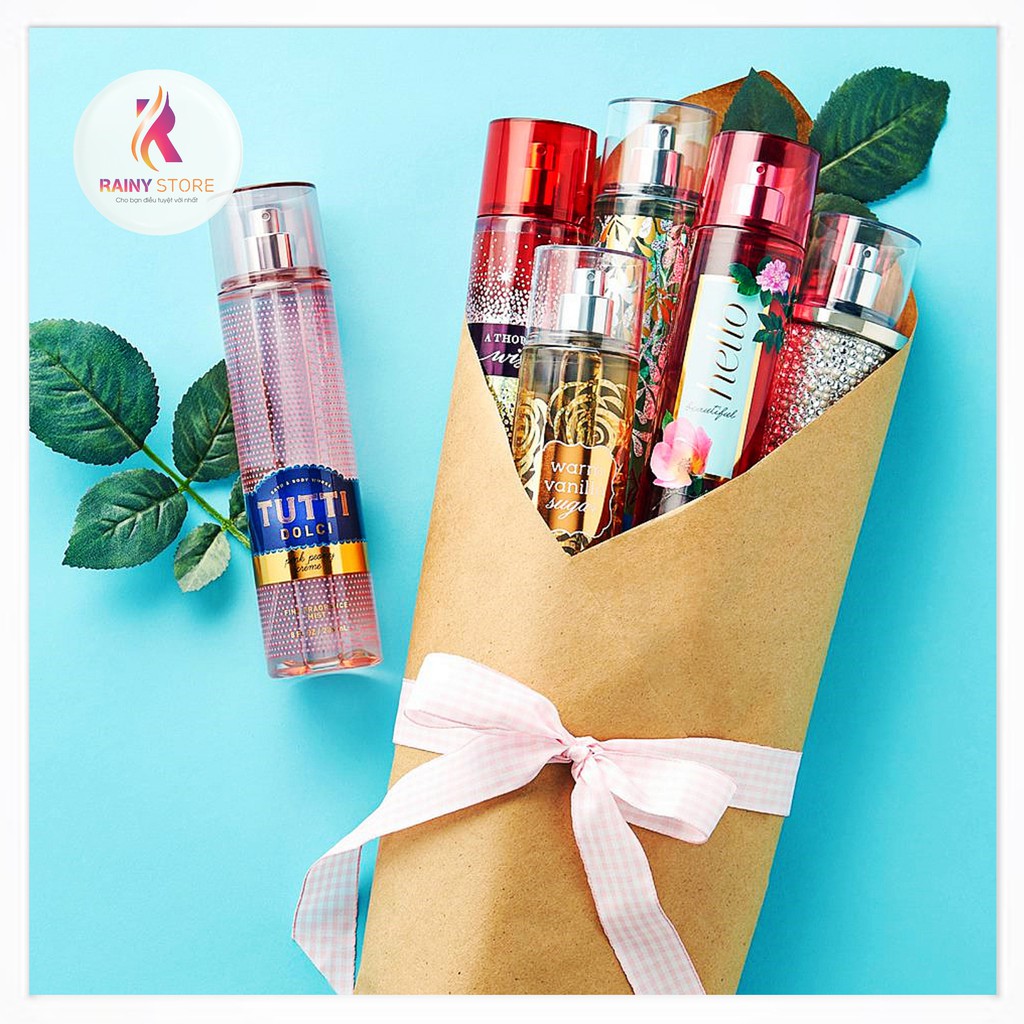 Xịt thơm toàn thân Bath & Body Works Warm Vanilla Sugar 236ml | BigBuy360 - bigbuy360.vn