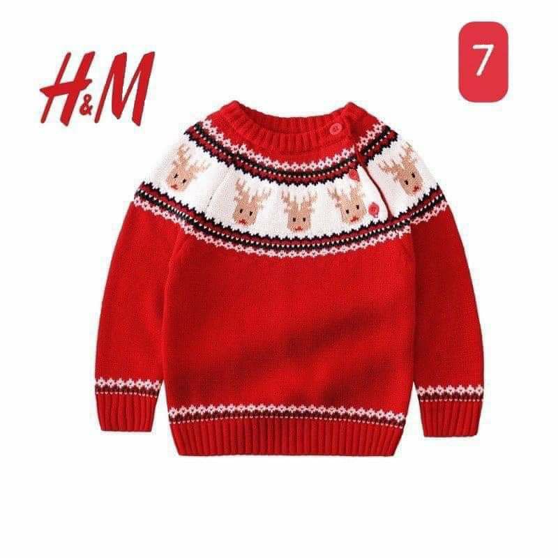 Áo len Noel cho bé