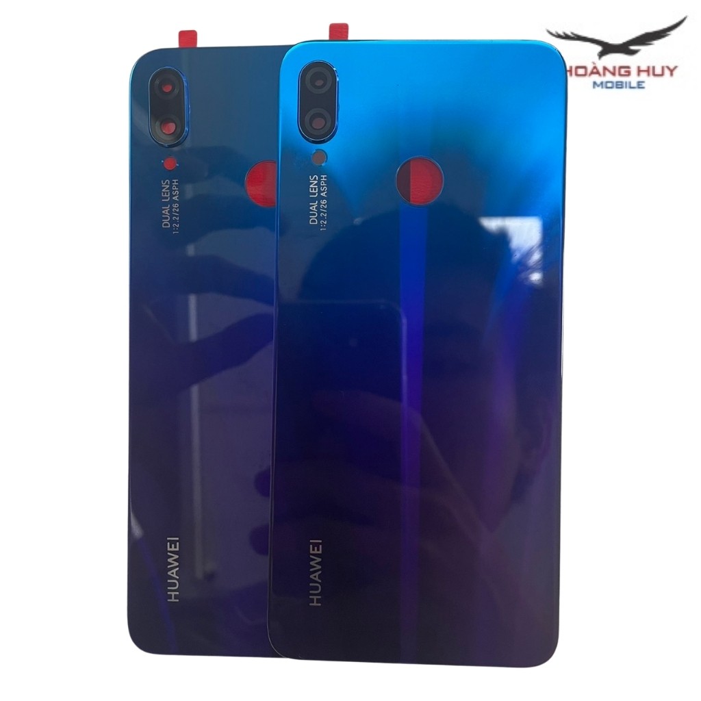 Nắp Lưng Huawei Nova 3i,Nova 3e Zin Full Có Kính Camera Đủ Màu Chất