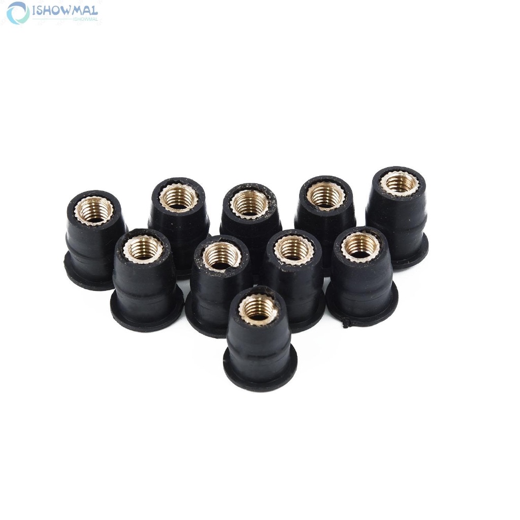 Set 10 bu lông ốc khóa cố định kính chắn gió cho xe máy chuyên dụng chất lượng cao