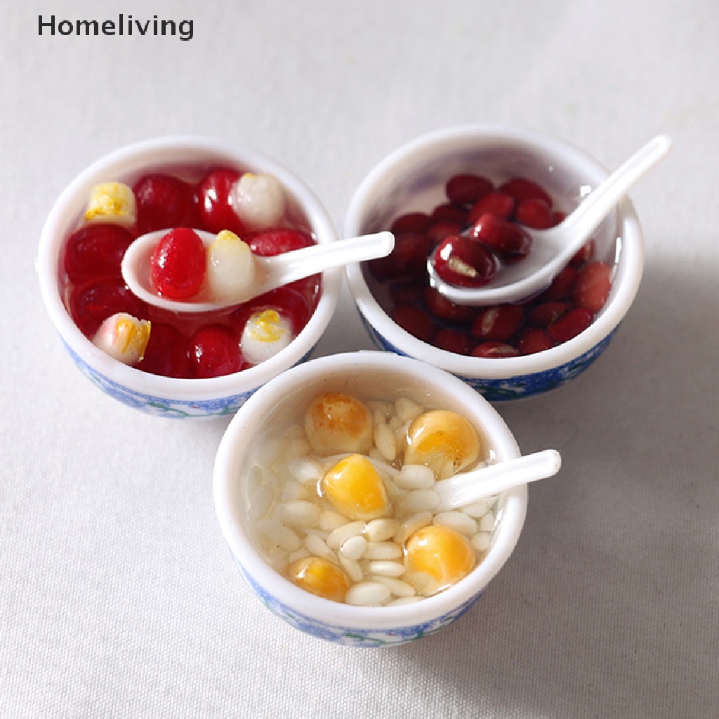 Bát Ăn Tráng Miệng Mini Tỉ Lệ 1: 6 Cho Nhà Búp Bê