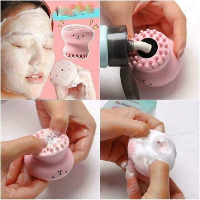 Cọ Rửa Mặt Bạch Tuộc Etude House My Beauty Tool Jellyfish Silicon