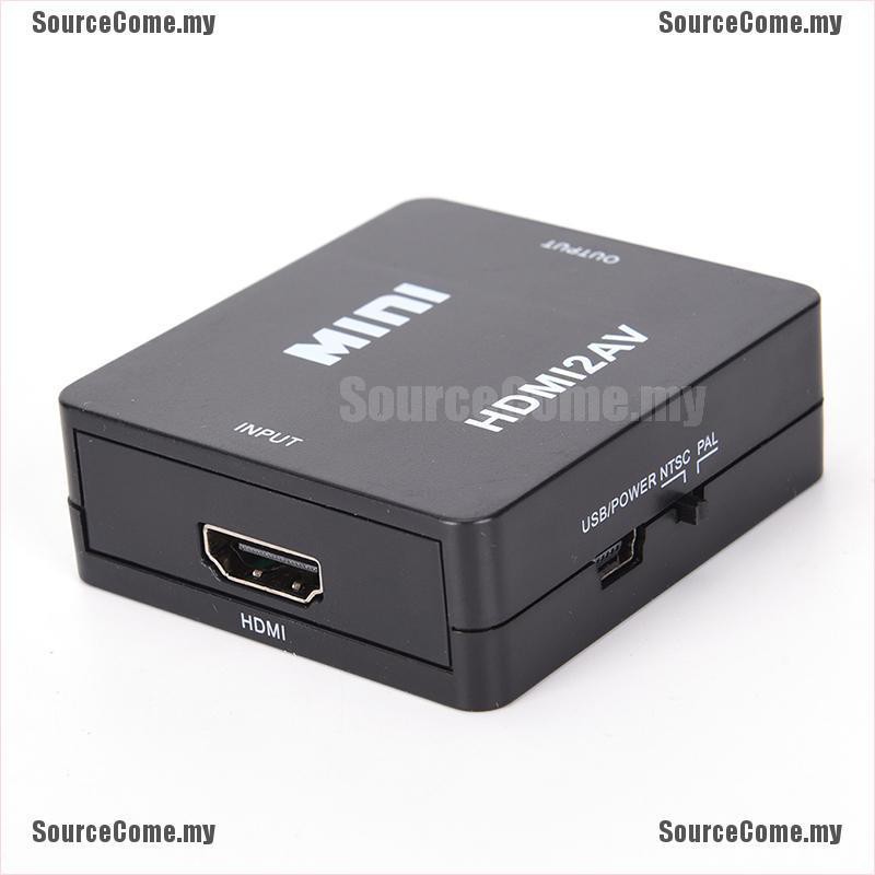 Bộ Chuyển Đổi Hdmi Sang Rca Av / Cvbs Hd 1080p Mini Hdmi2av