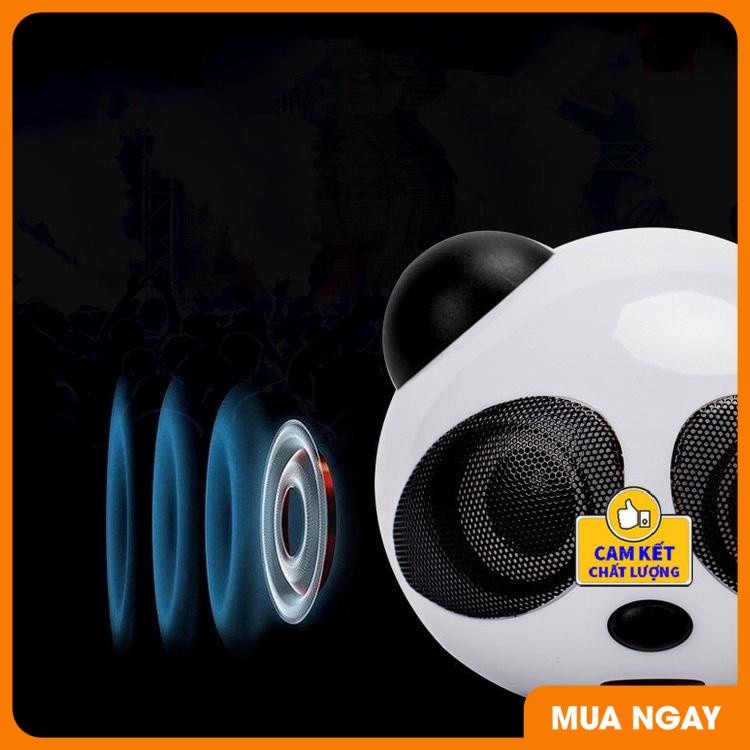 Loa nghe nhạc hình gấu trúc dễ thương,Loa máy tính mini gấu trúc Panda để bàn cao cấp âm thanh chuẩn stereo