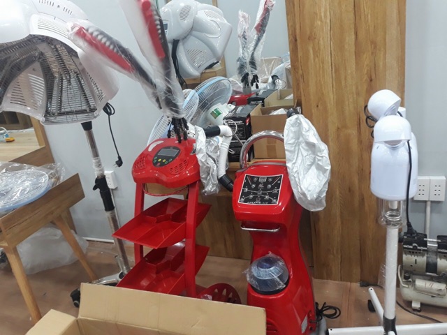 Máy hấp dầu dạng đứng 3 lá đồng ozon