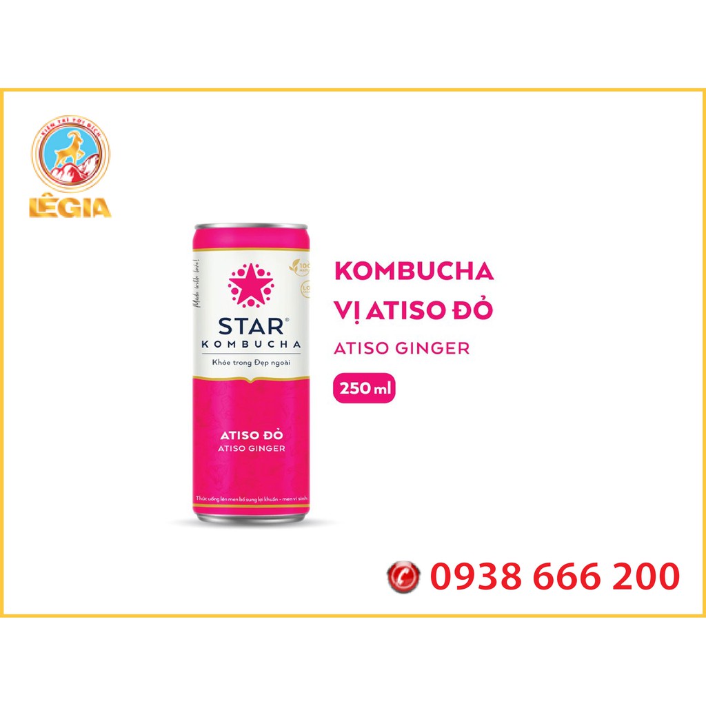 Nước Trái cây STAR KOMBUCHA Vị Atiso 250ML