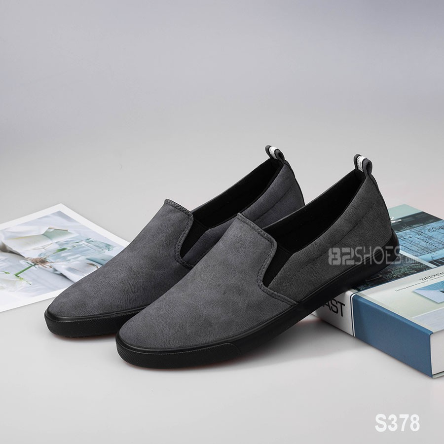 [XẢ KHO, LẺ SIZE] Giày lười nam - Slip on nam vải - Mã A1378