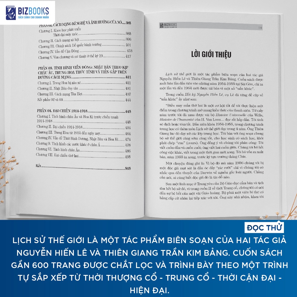 Sách Lịch Sử Thế Giới (Tác Giả Nguyễn Hiến Lê Thiên Giang kèm Audio)