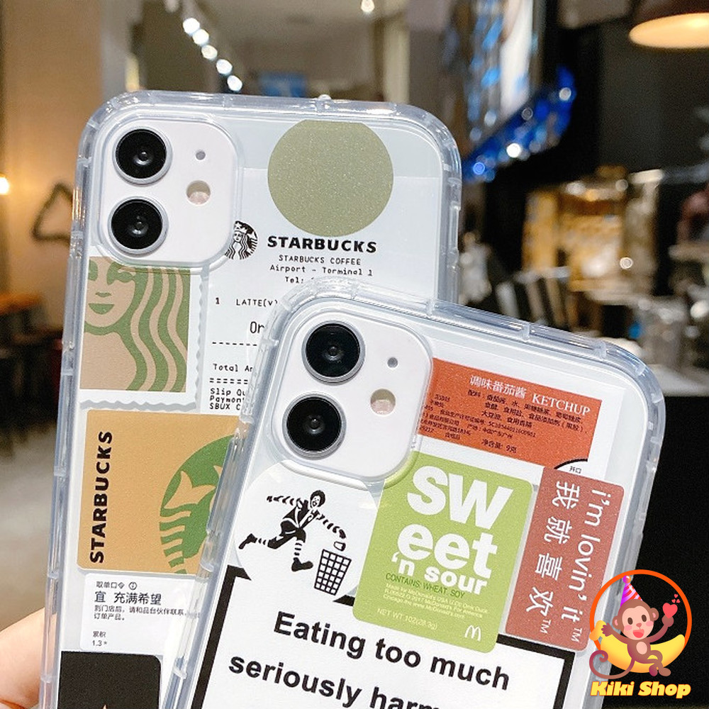 STARBUCKS Ốp Lưng Điện Thoại Thời Trang Dành Cho Iphone 12 11 Pro Max X Xs Max Xr 6s 7 8 Plus t57