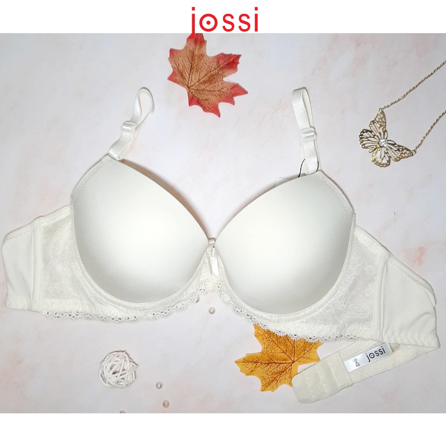 Áo Jossi 310M trơn phối ren, mút mỏng, cúp xéo | BigBuy360 - bigbuy360.vn