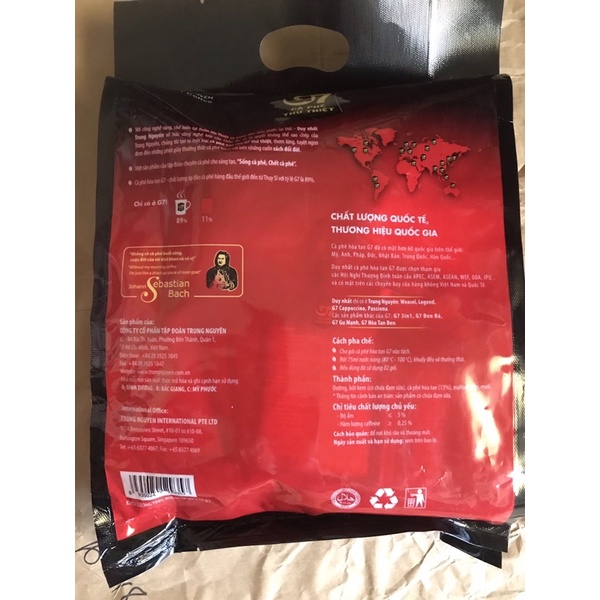 Cafe sữa hoà tan G7 3in1 - 800g (50gói) | BigBuy360 - bigbuy360.vn