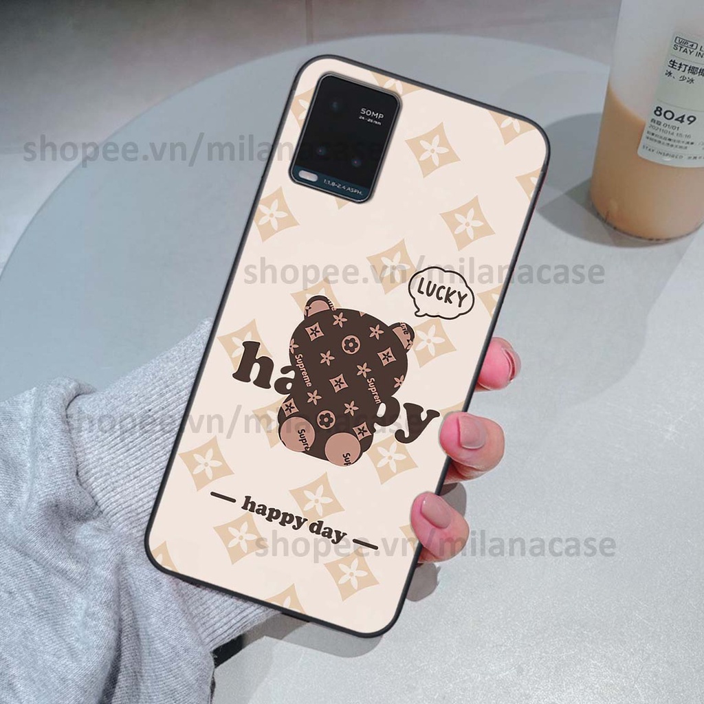 Ốp Vivo Y21 / Y21s / Y33s gấu be@rBrick gấu Teddy Kaws siêu đẹp, phong cách, cá tính