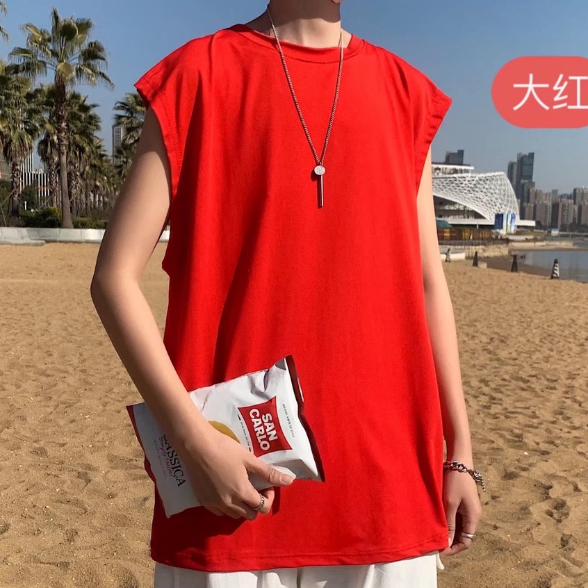 Áo Thun Ba Lỗ Thể Thao Thoáng Khí Khô Nhanh Có 7 Màu Thời Trang Phong Cách Hàn Quốc Cho Nam