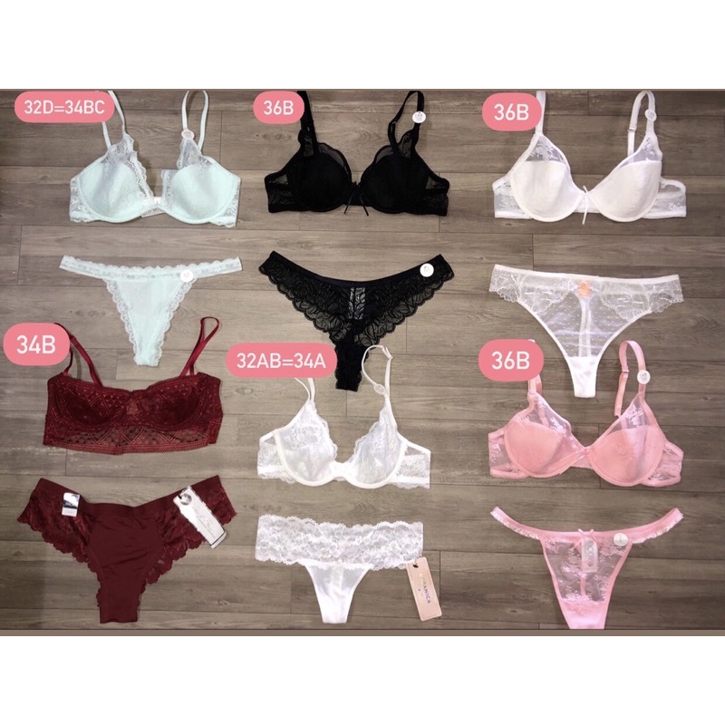Set áo ngực không mút có gọng xuất xịn cao cấp