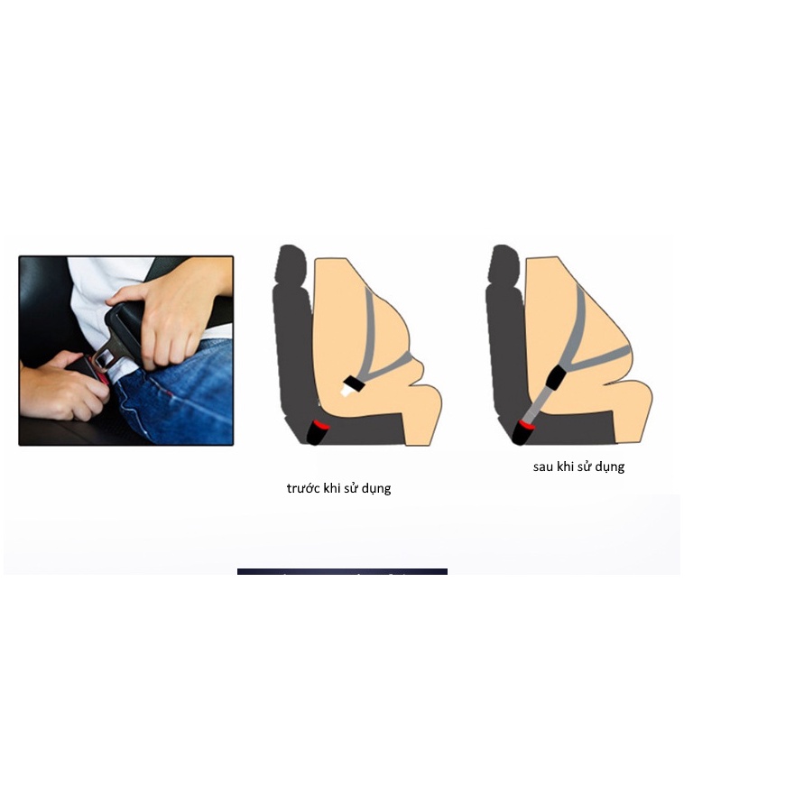 Chốt khóa nối dài dây an toàn ô tô, xe hơi hàng tốt Seat Belt Extension - D&A shop