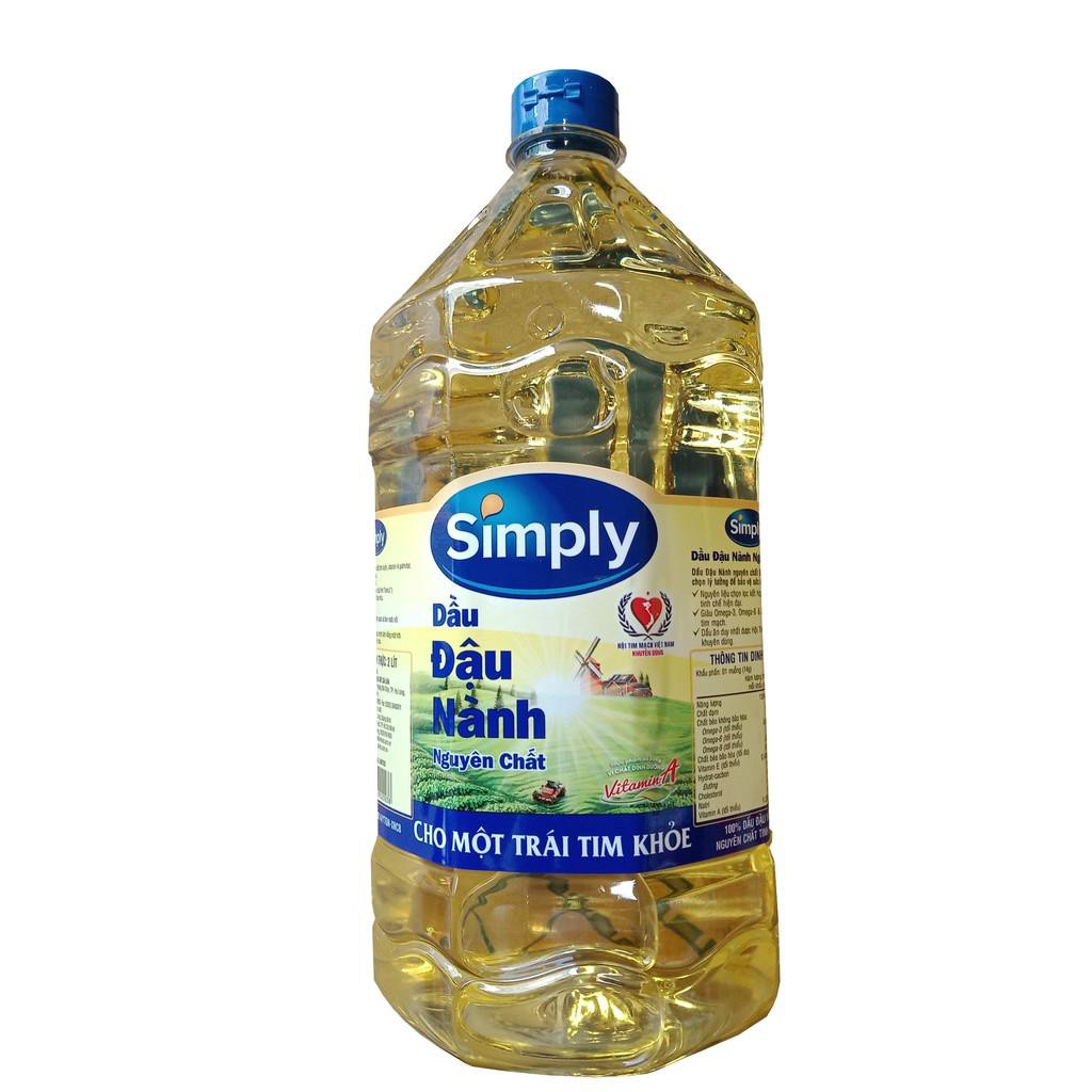 Dầu Ăn Simply Đậu Nành 2L