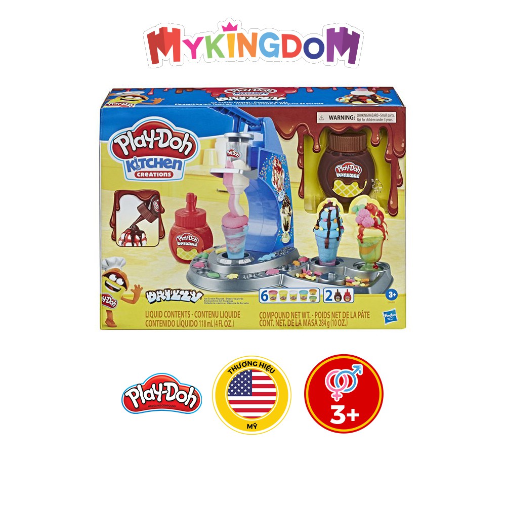 Bột nặn Playdoh - Máy làm kem thần kì E6688