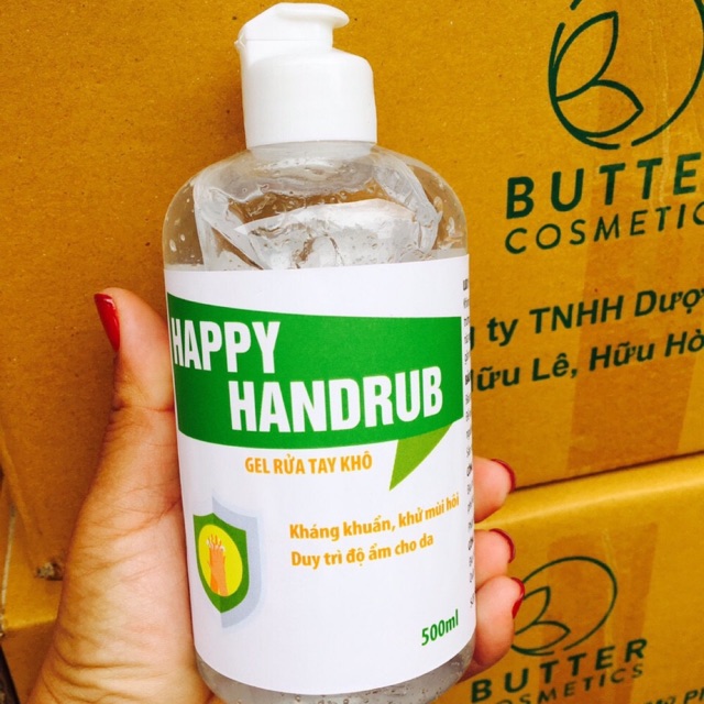 GEL RỬA TAY KHÔ HAPPY HANDRUB 500ml