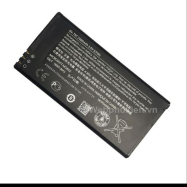 Pin Microsoft Lumia 640 (BV-T5C) dung lượng 2500mAh bảo hành 6 tháng