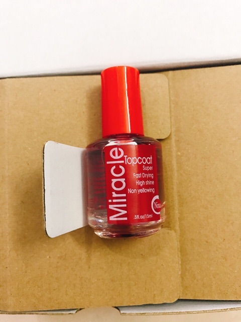 Nước sơn bóng móng - mau khô chai 15ml
