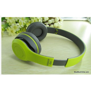 Tai nghe chụp tai cao cấp có khe thẻ nhớ Bluetooth P47