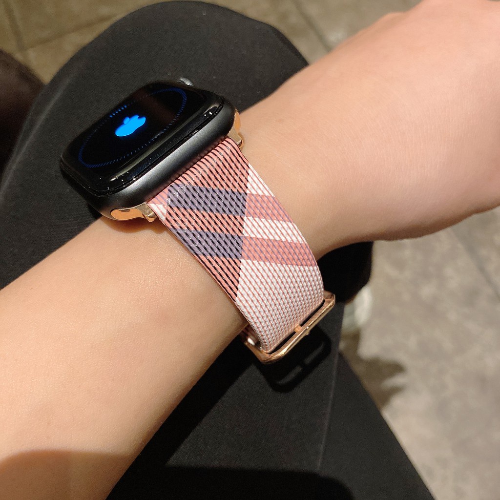 Dây Đeo Bằng Da Cho Đồng Hồ Thông Minh iwatch Series 7 6 SE 5 4 3 2 1 45mm 44mm 41mm 40mm 42mm 38mm
