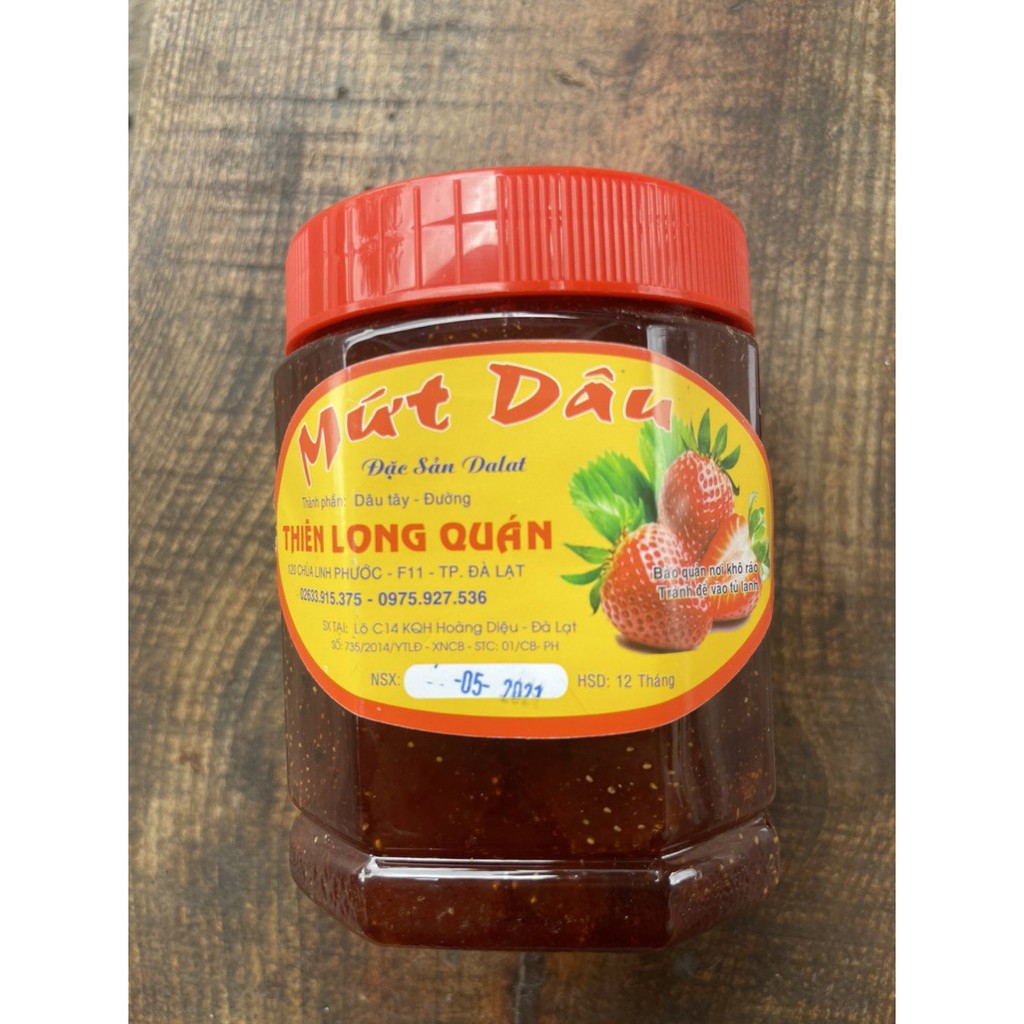 Mứt dâu tấy đà Lạt hủ 1kg