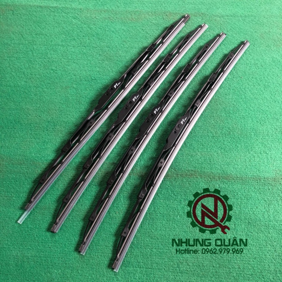 Chổi Gạt Mưa Khung Thép PT Chính Hãng Cao Cấp Dài 40-60cm