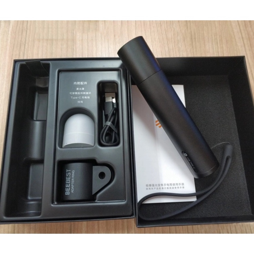 Đèn pin cầm tay siêu sáng Xiaomi BeeBest FZ101- Độ sáng 1000 lumens, chiếu xa 365 mét