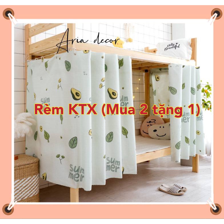 ❤️FREE SHIP❤️Rèm treo giường tầng chống muỗi, Rèm kí túc xá sinh viên size 200x115cm