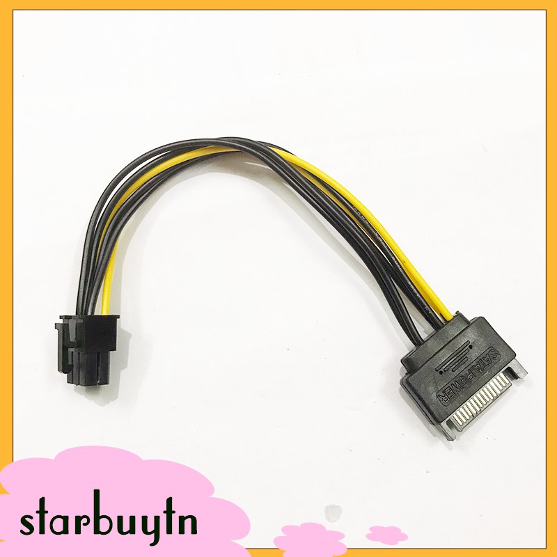 Cáp chuyển sata sang 6 pin