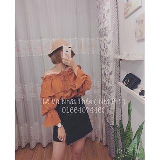 Áo trễ vai bào thiết kế