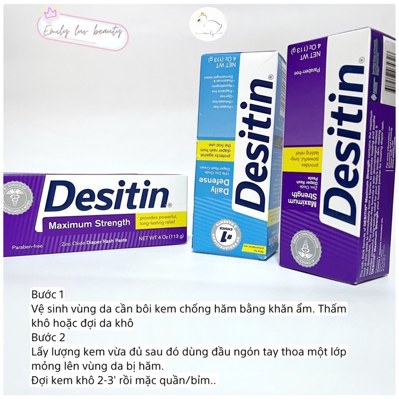 Kem hăm Desitin Mỹ 113g