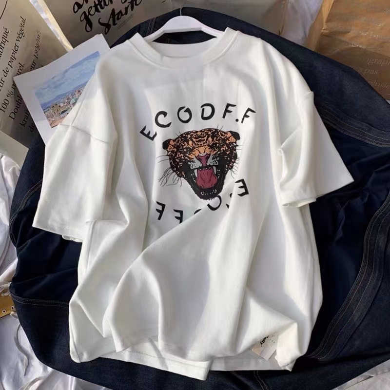 NRVP Áo Thun Tay Ngắn Cổ Tròn Thời Trang Mùa Hè Phong Cách Hàn Quốc Mới