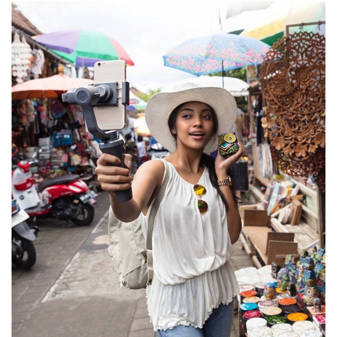 Tay cầm chống rung Gimbal 3 Axis - Gimbal Chống Rung Cho Điện Thoại 3 Trục  - Gậy Chống Rung Quay Vlog