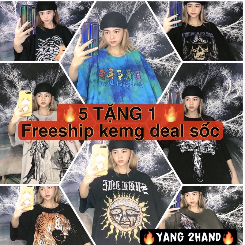 Thun mỹ 2Hand 🔥Mua 5 tặng 1 , giá rẻ cực sốc 🔥🎁🎁mua kèm deal sốc
