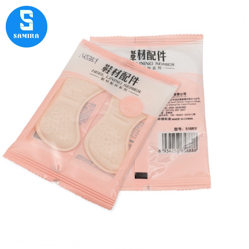 Cặp miếng lót gót giày bảo vệ gót chân 4d giảm đau giảm size chống tuột nam nữ có hạt matxa SA24
