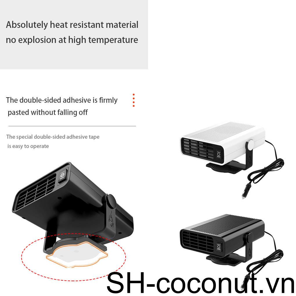 Quạt Sưởi Điện 12V 24V Di Động Tiện Dụng Cho Xe Hơi