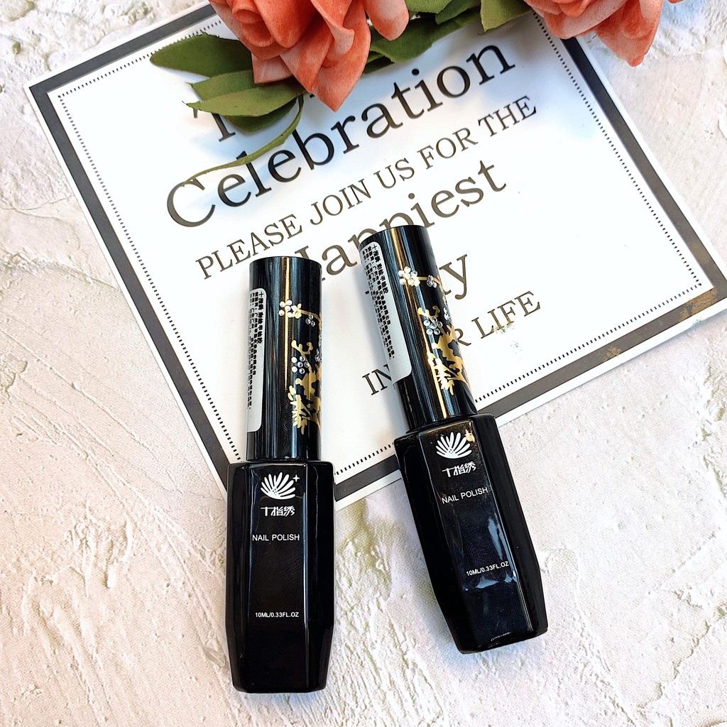 Gel Vẽ Nét Hoa Mai Cao Cấp - gel vẽ nét mảnh chai 12ml Đen/Trắng