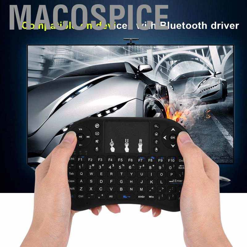 Macospice Multifunctional 2.4G Mini Wireless Fly Air Mouse Touchpad Keyboard