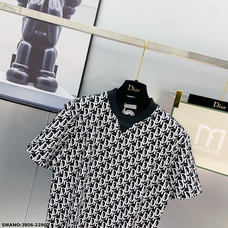 Áo Phông Nam Đi Ô In Full Họa Tiết - Áo Phông Đi Ô Đôi nam Nữ