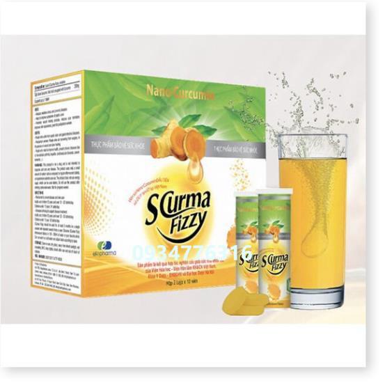 ✅ Scurma Fizzy Viên Sủi Nghệ Nano Curcumin Hướng Đích