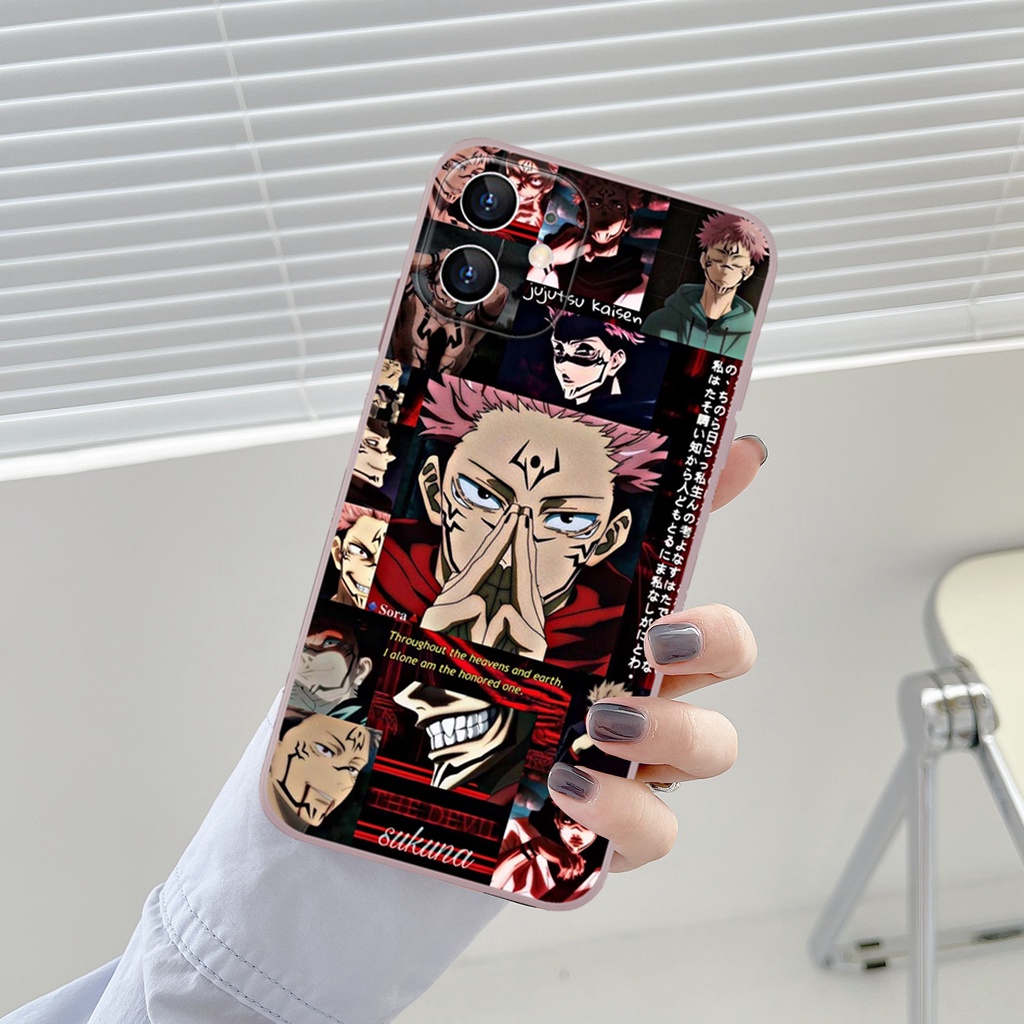 Ốp điện thoại Mềm Anime Gojo Satoru Matte Cho IPhone 15 14 13 12 11Pro 14 13 12 11ProMax 14Plus 6 / 6s 6Plus / 6sPlus 7Plus / 8Plus X / XS XR XsMax 7 / 8 / SE 2020 Ốp điện thoại DC